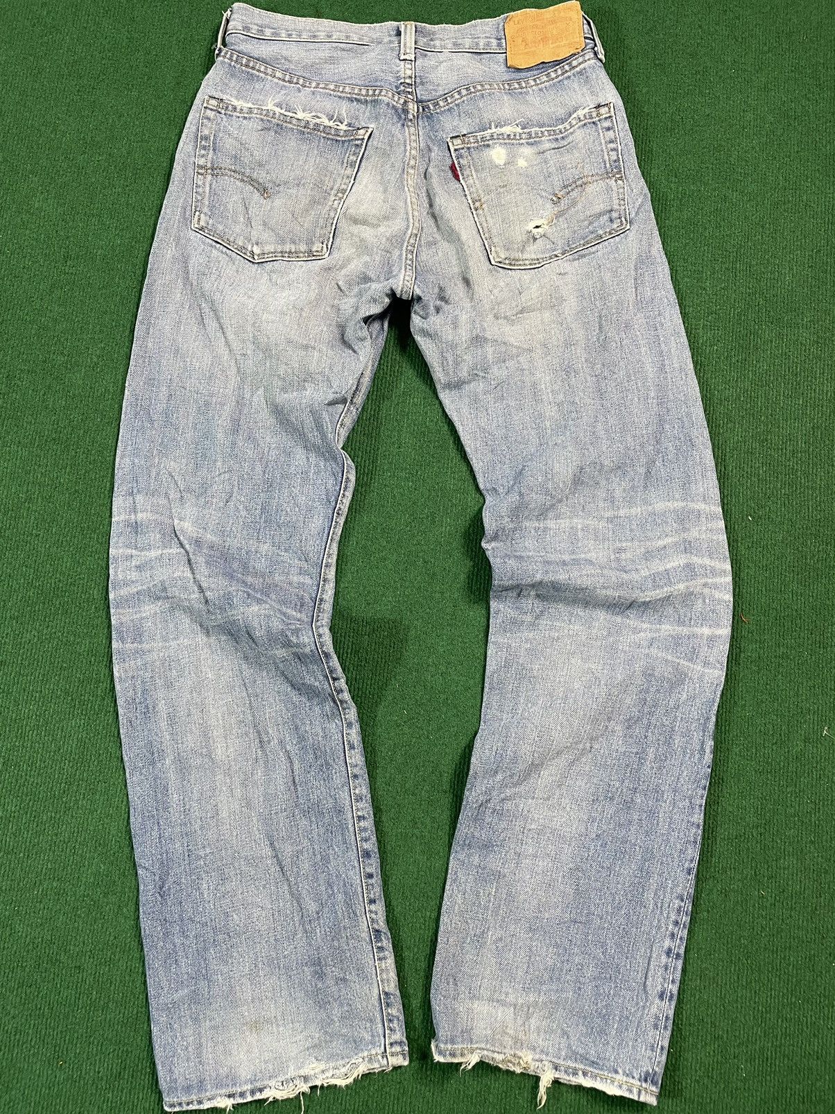 Levi's Levis Vintage Distressed Big E Selvage Japan Size US 31 - 6 Thumbnail