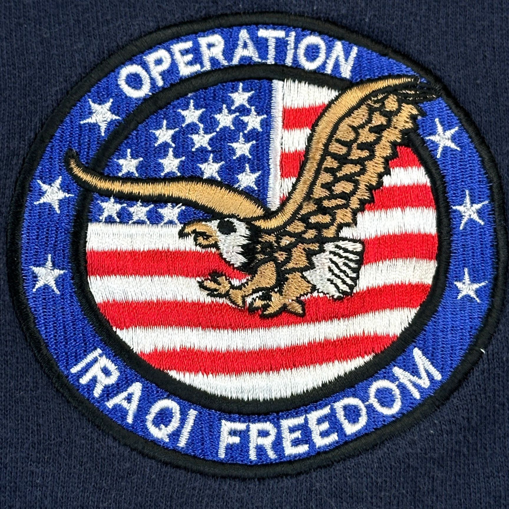 Vintage VINTAGE Military Sweatshirt Mens 2XL Navy Operation Iraqi Freedom Pullover Y2K Size US XXL / EU 58 / 5 - 2 Thumbnail