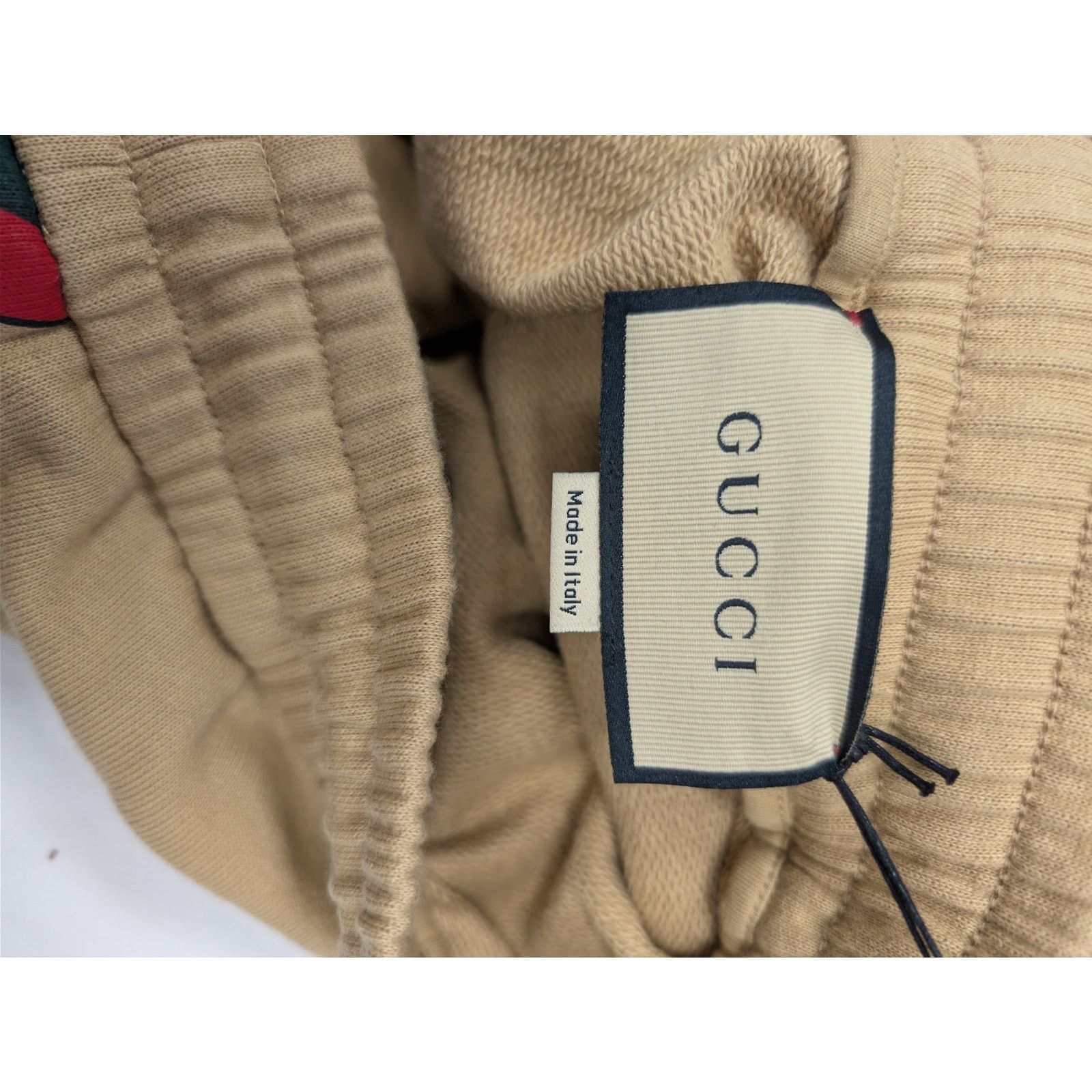Gucci o1rshd1 Light Felted Cotton Jersey Basket Pant Short Camel Size US 36 / EU 52 - 13 Thumbnail