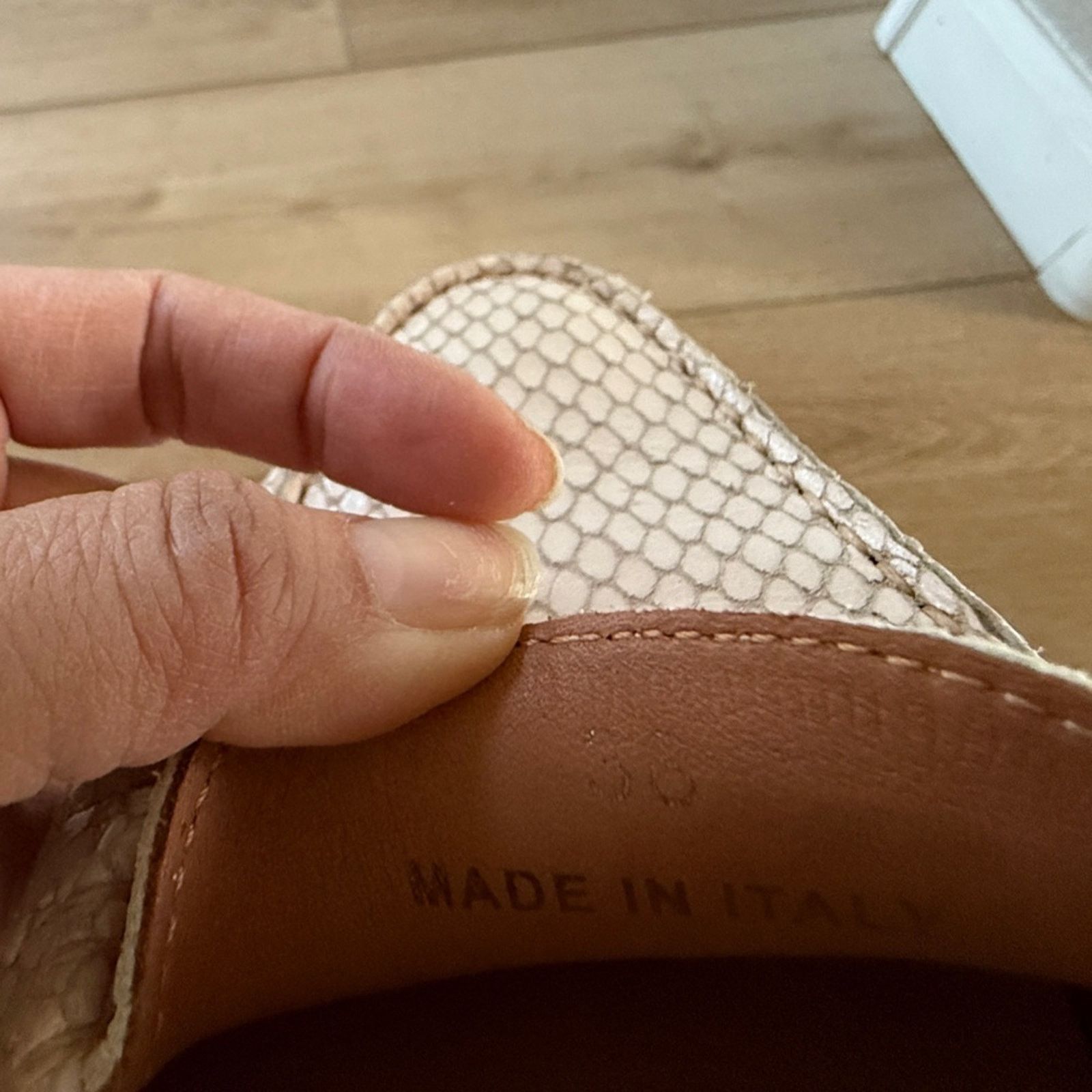 M.Gemi M. Gemi Felize Embossed loafers size 38 (7) Size US 7.5 / IT 37.5 - 5 Thumbnail