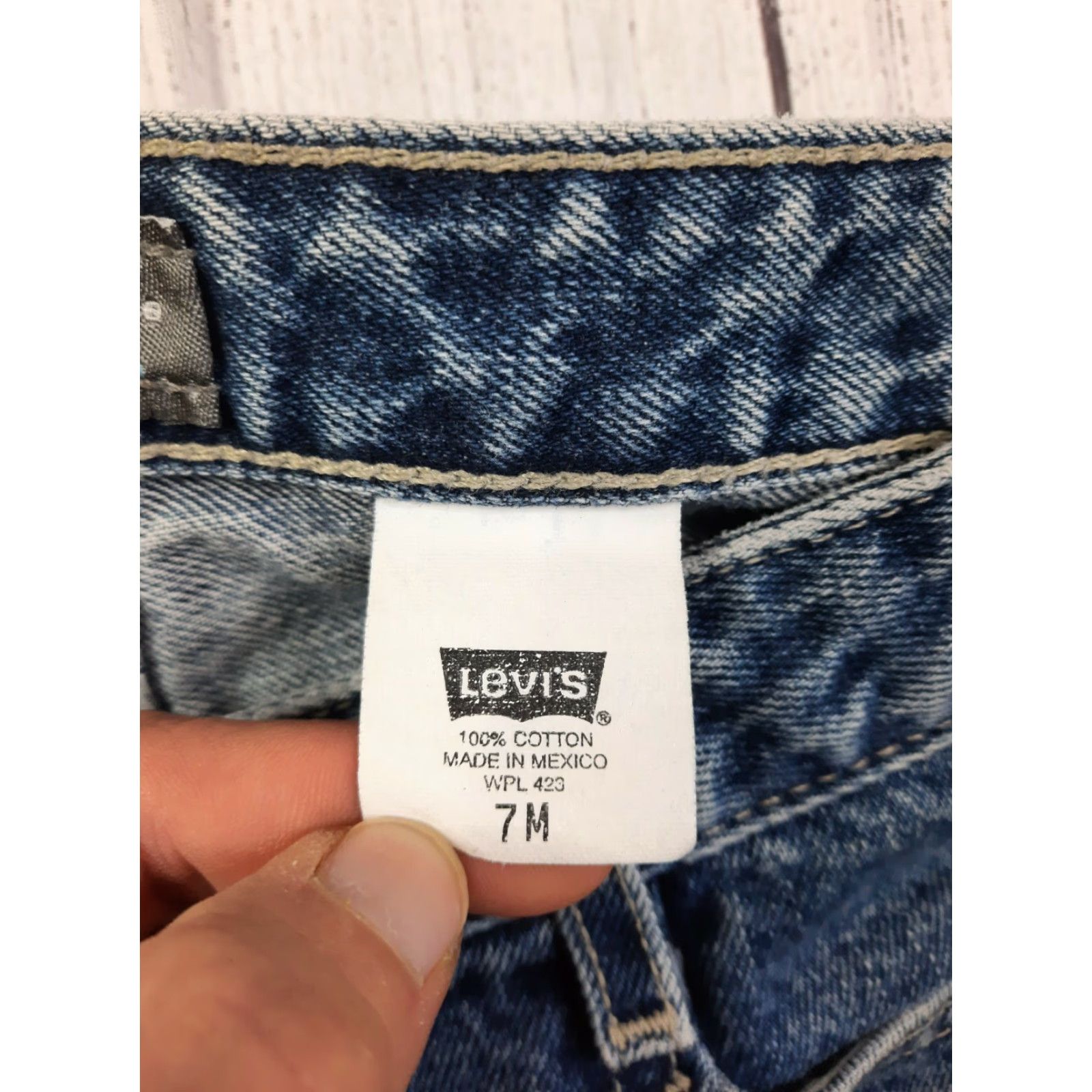 Levi's VINTAGE Levi's Hipster Flare Jeans Womens 28x30 Silver Tab 90s Denim Blue Cotton Jeans Size 28" / US 6 / IT 42 - 4 Thumbnail