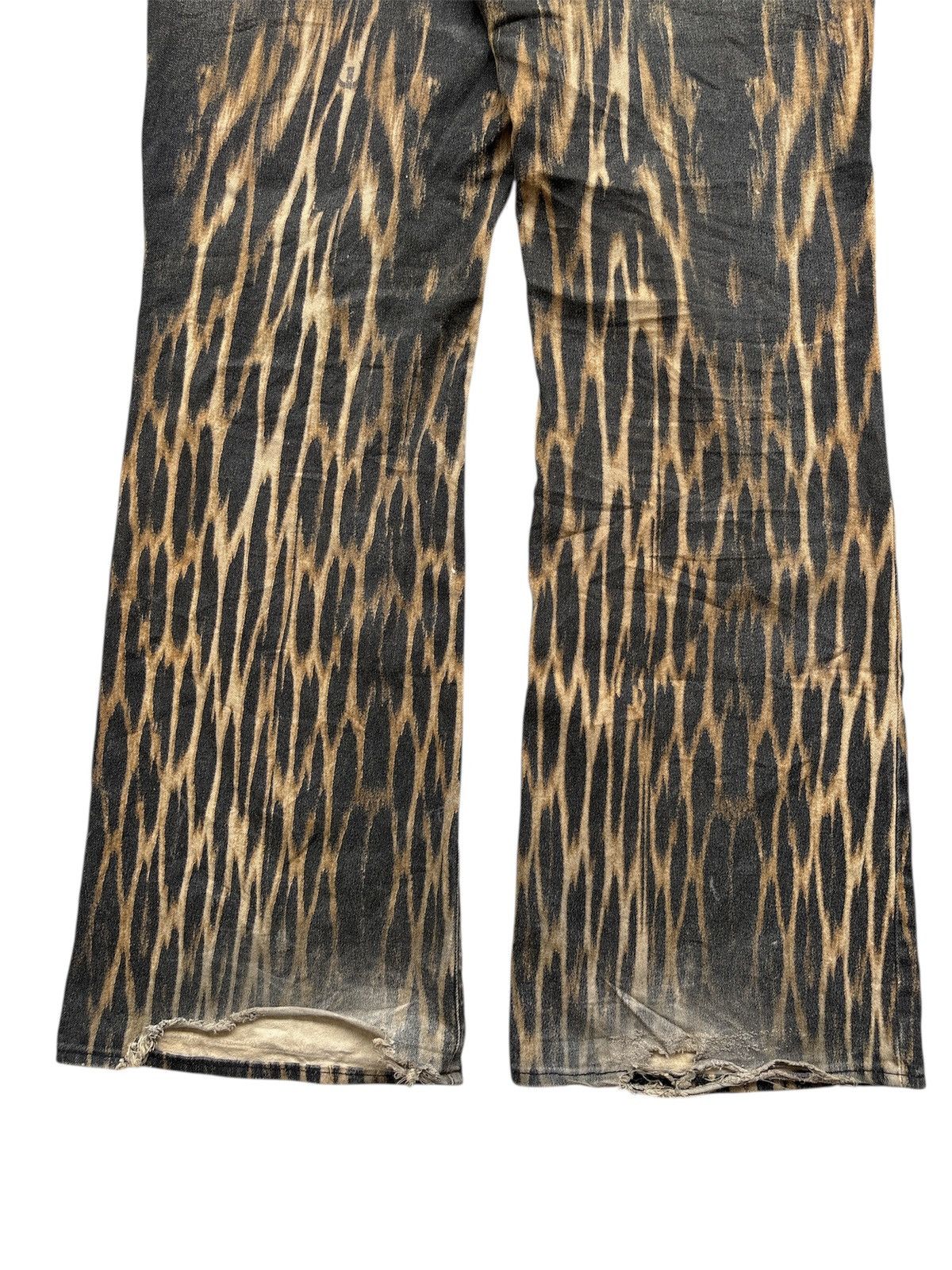 Roberto Cavalli AW2004 Gradient Fire Magma Bootcut Jeans Size US 34 / EU 50 - 4 Thumbnail