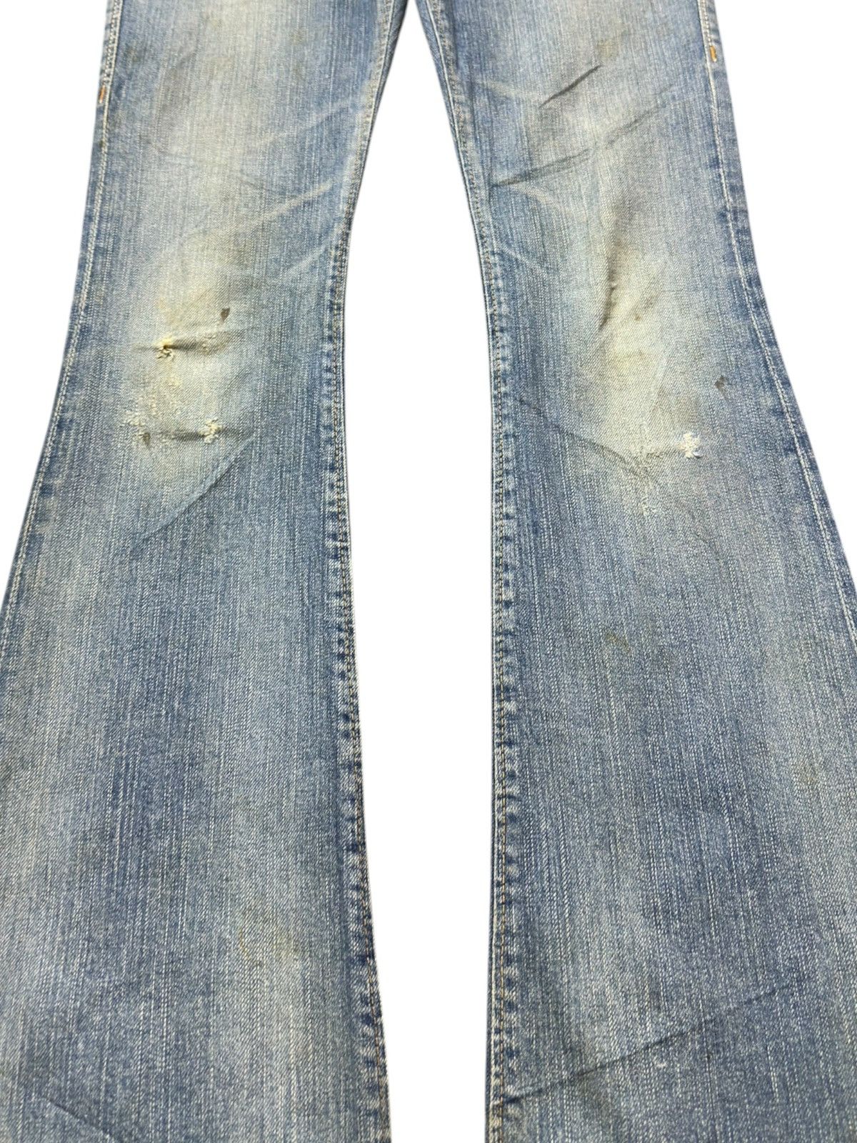 Hysteric Glamour Vintage Chilling By Hysteric Glamour Low Rise Flare Denim Size US 27 - 3 Thumbnail