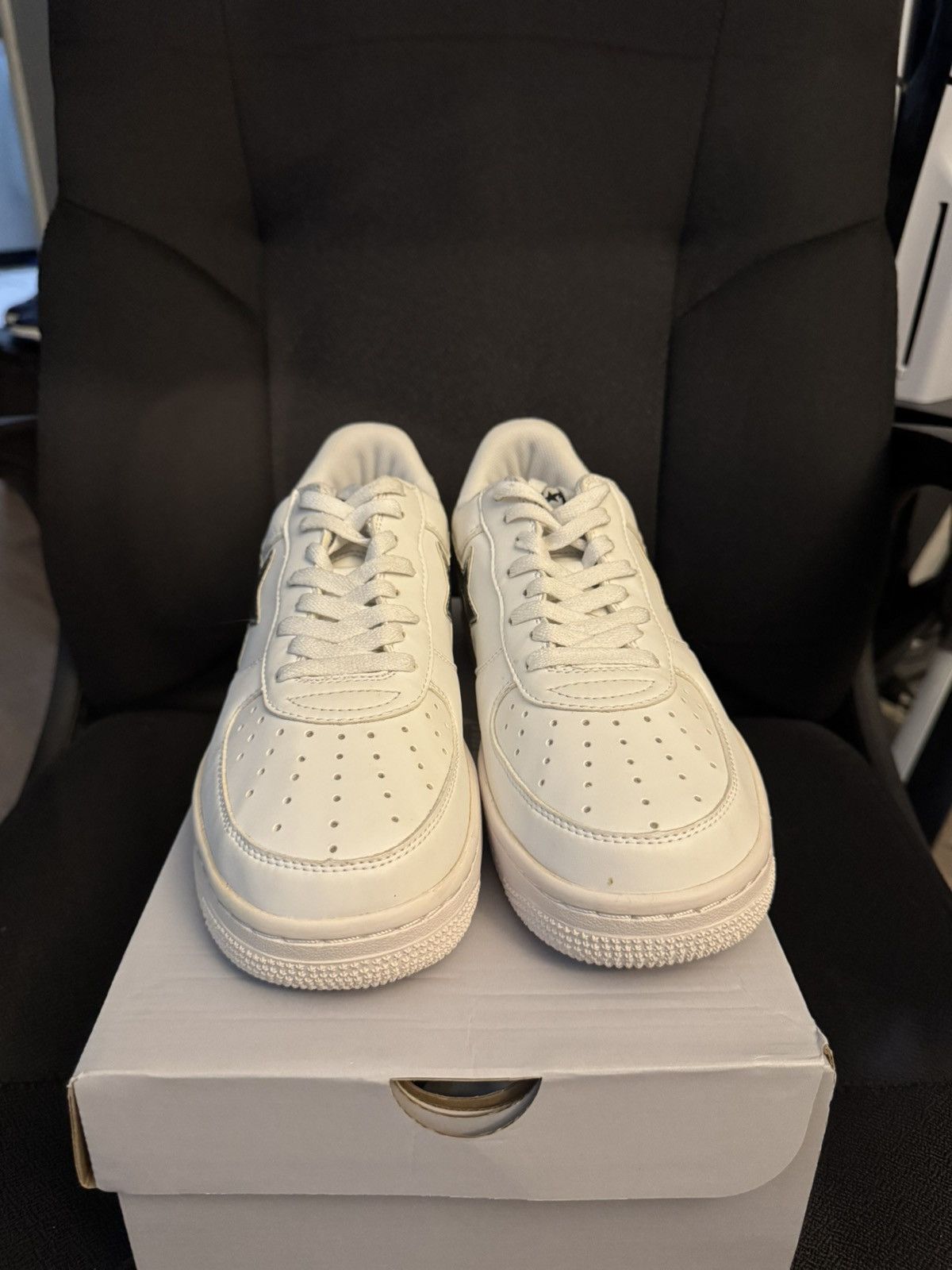 Bape Bapesta Foil Pack Silver 2009 Size US 9 / EU 42 - 2 Thumbnail