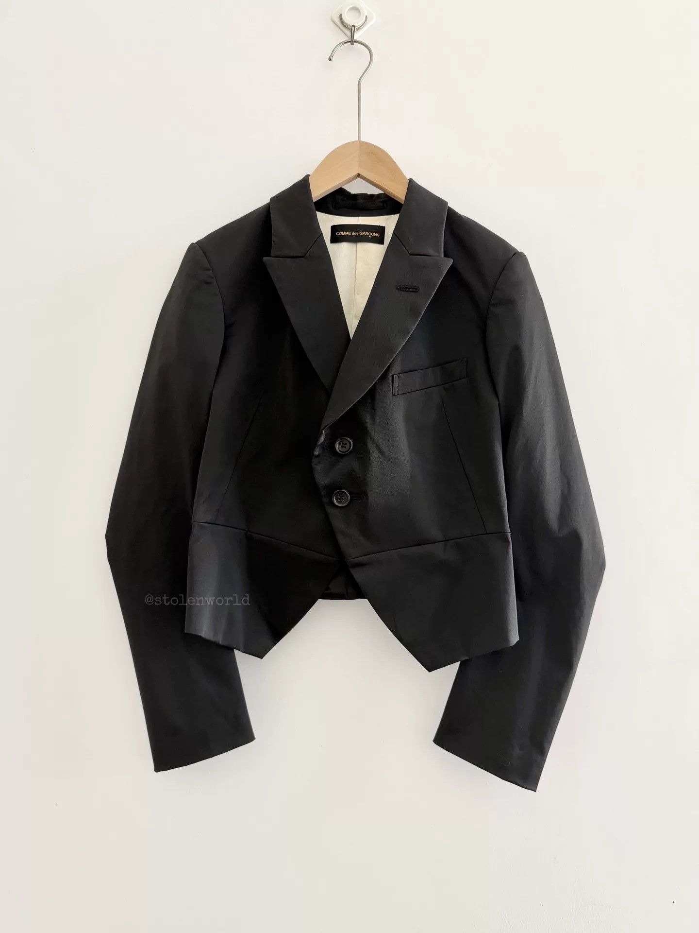 Comme des Garcons comme des garçons cropped sleeve blazer Size S / US 4 / IT 40 - 1 Thumbnail