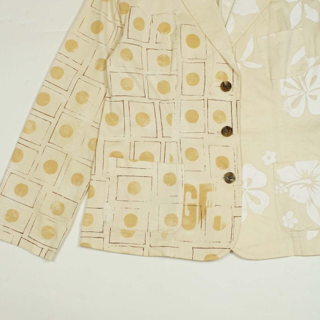 Vintage *NoTariff Sonia Gilles Floral Blazer Size M / US 6-8 / IT 42-44 - 3 Thumbnail