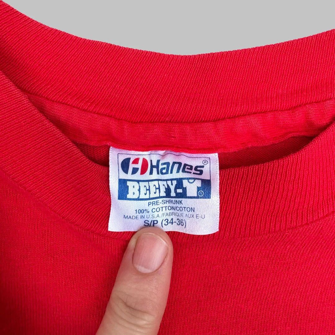 Hanes Hawaii Fish Vocabulary 1980 80s Vintage USA Made T-Shirt Size US S / EU 44-46 / 1 - 5 Thumbnail