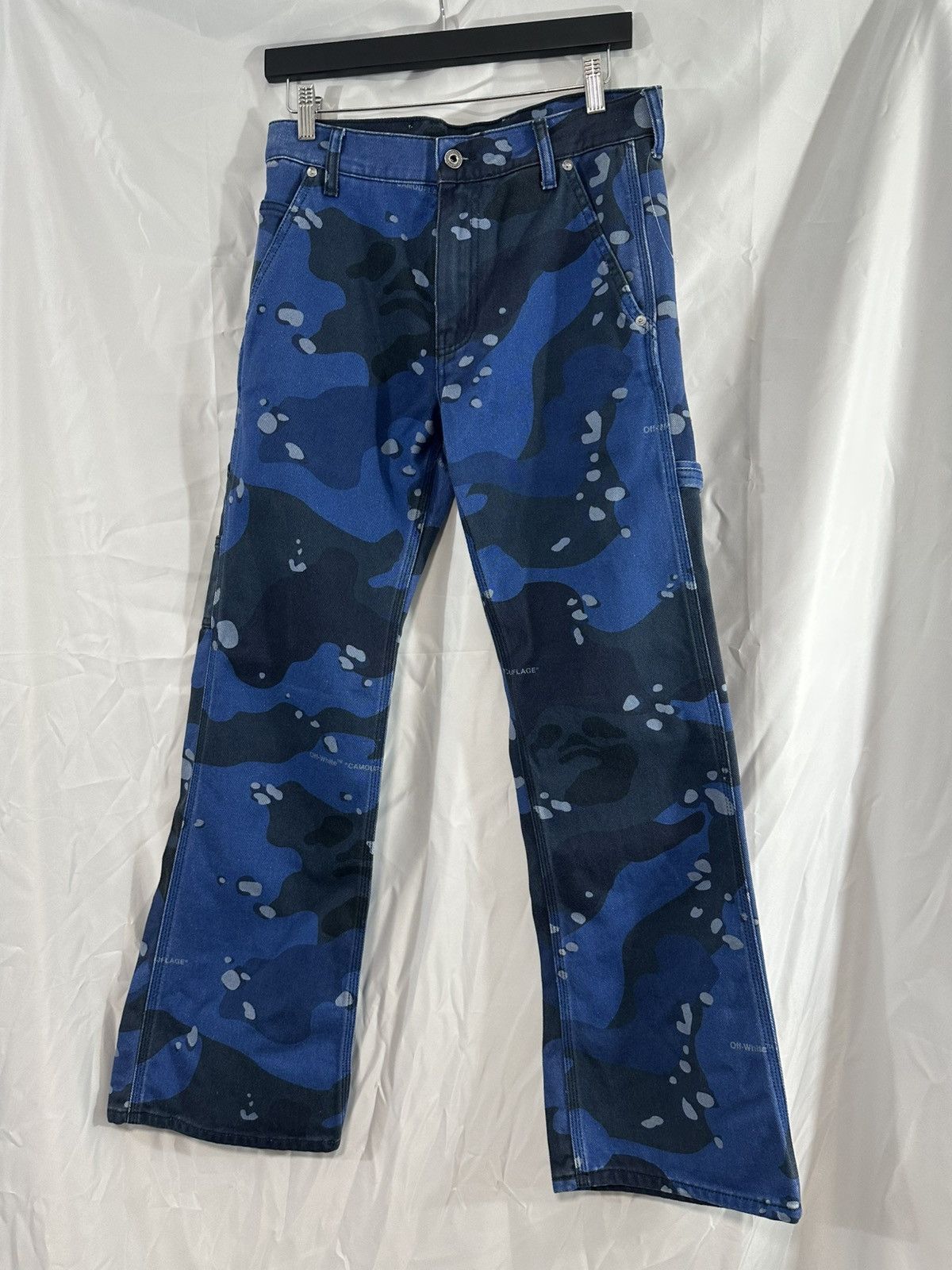 Off-White Off-White Camo Blue Size US 28 / EU 44 - 3 Thumbnail