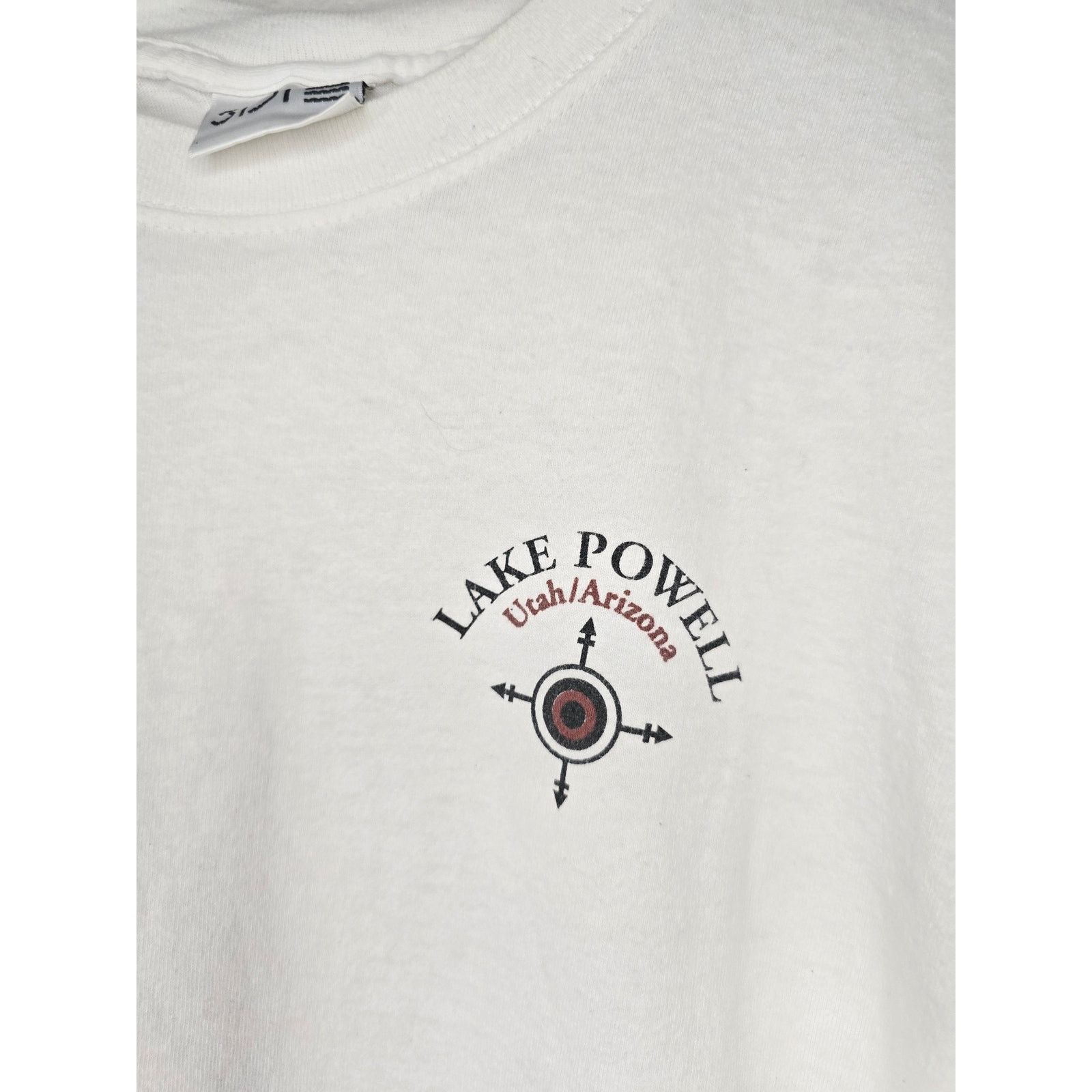 Vintage Vintage Lake Powel Shirt Iguana Lizard Utah Arizona Map Tee Size US L / EU 52-54 / 3 - 6 Thumbnail