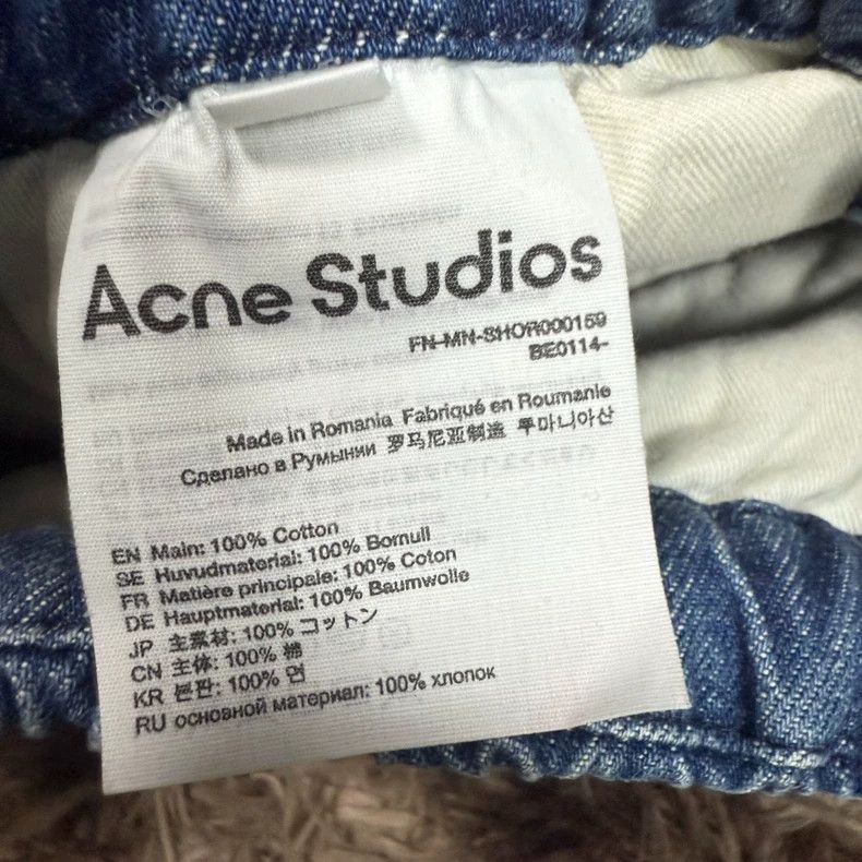 Acne Studios acne studios 25 New cargo Denim Destroy Shorts Size US 44 / EU 60 - 4 Thumbnail