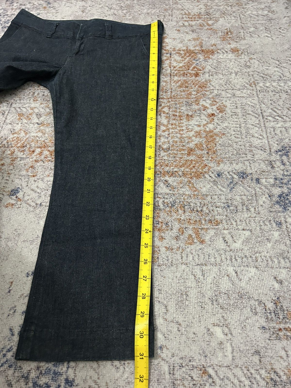 45rpm × Blue Blue Japan × Japanese Brand 45Rpm Japan Denim Crooped Pants Size US 31 - 18 Thumbnail