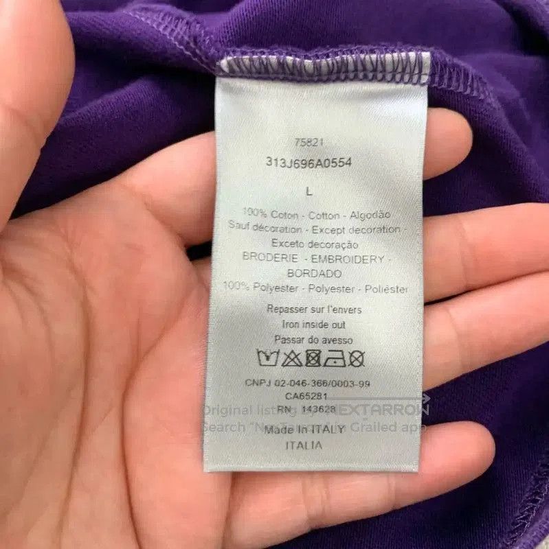 Dior Dior Purple Cotton Women's T. Size L / US 10 / IT 46 - 7 Thumbnail
