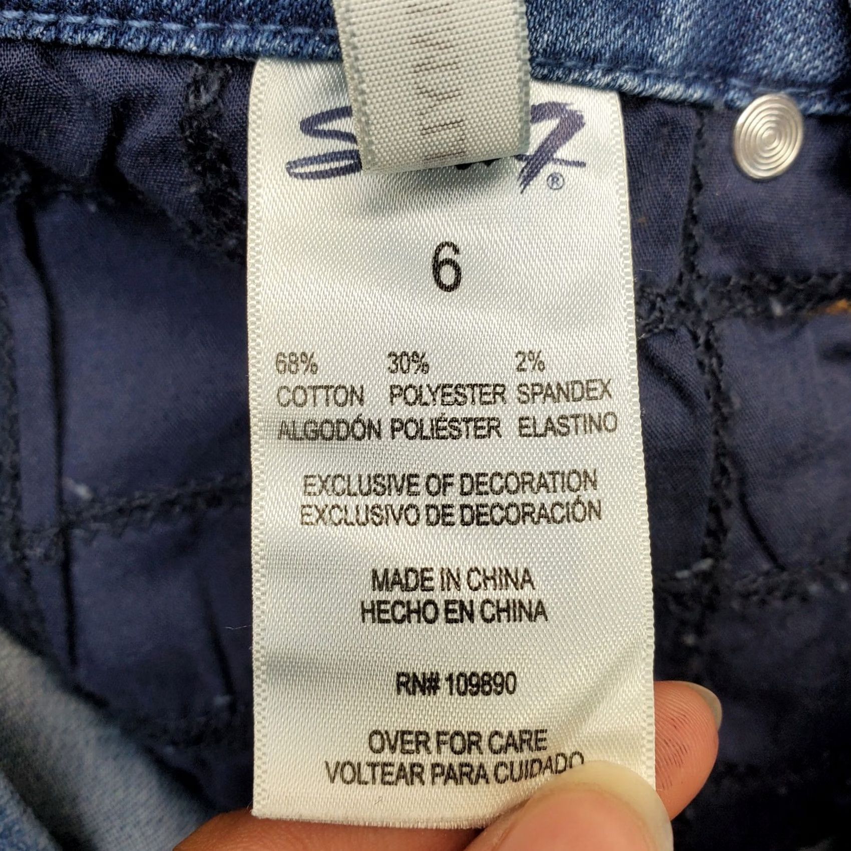 Vintage Seven7 Jeans Womens Size 6 Blue Denim 5 Pocket Skinny Regular Rise 30.25" Inseam 30.25" Medium Wash Casual Size 28" / US 6 / IT 42 - 6 Thumbnail