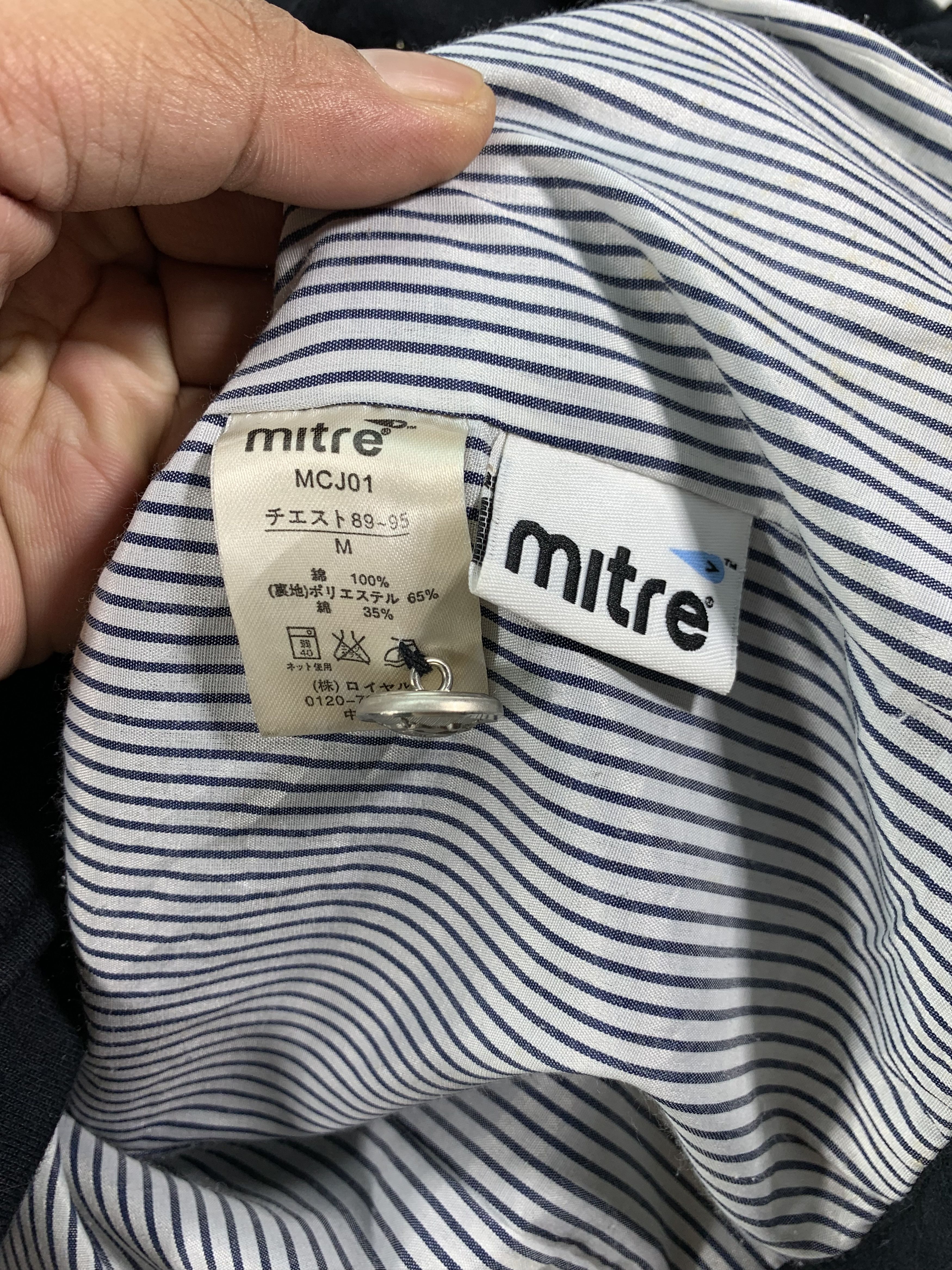 Japanese Brand Mitre brand Sweat Blazer Stylo Size US S / EU 44-46 / 1 - 5 Thumbnail