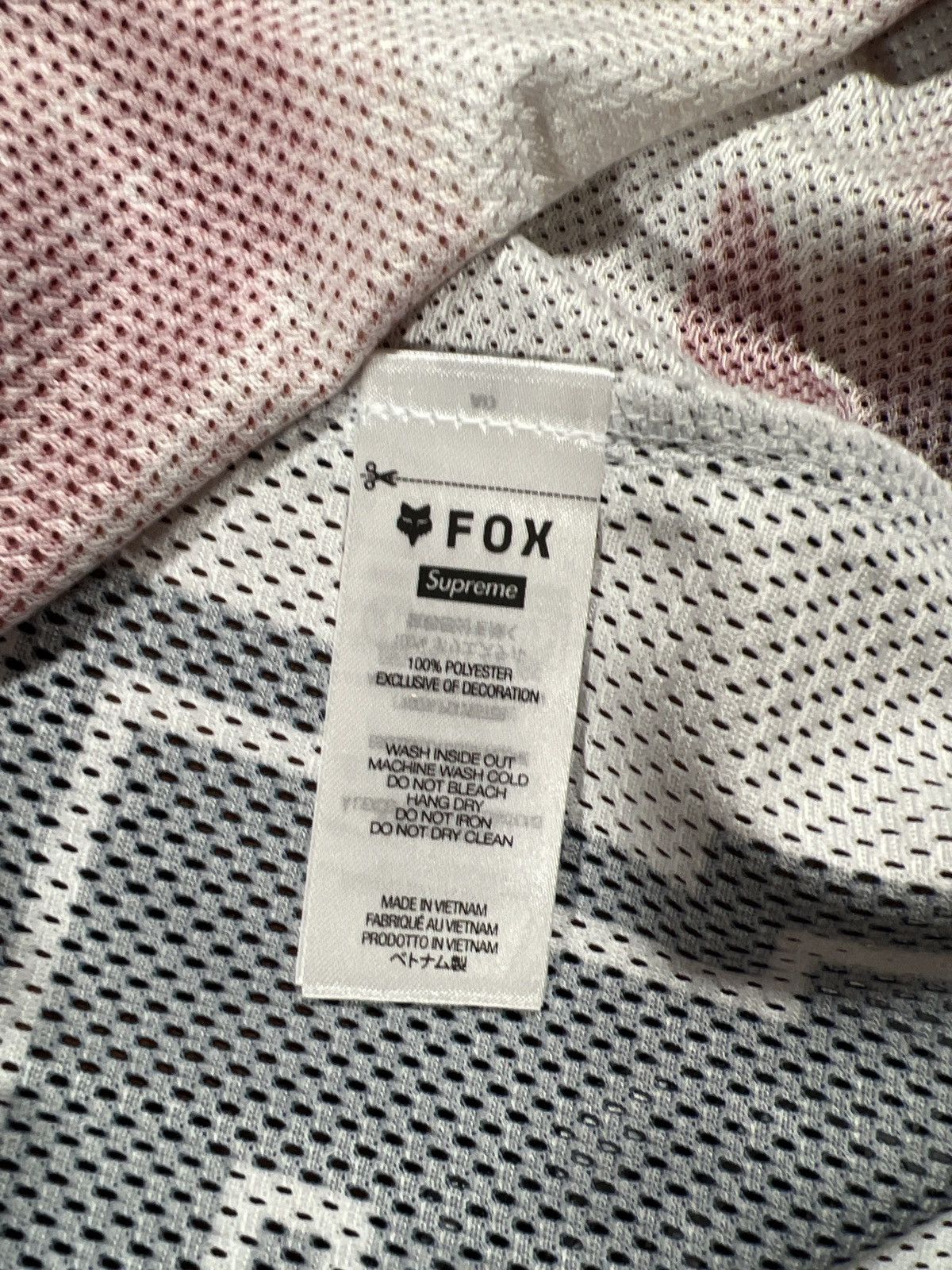 Fox Racing × Supreme Supreme Fox Racing Jersey White/orange Size US M / EU 48-50 / 2 - 3 Thumbnail