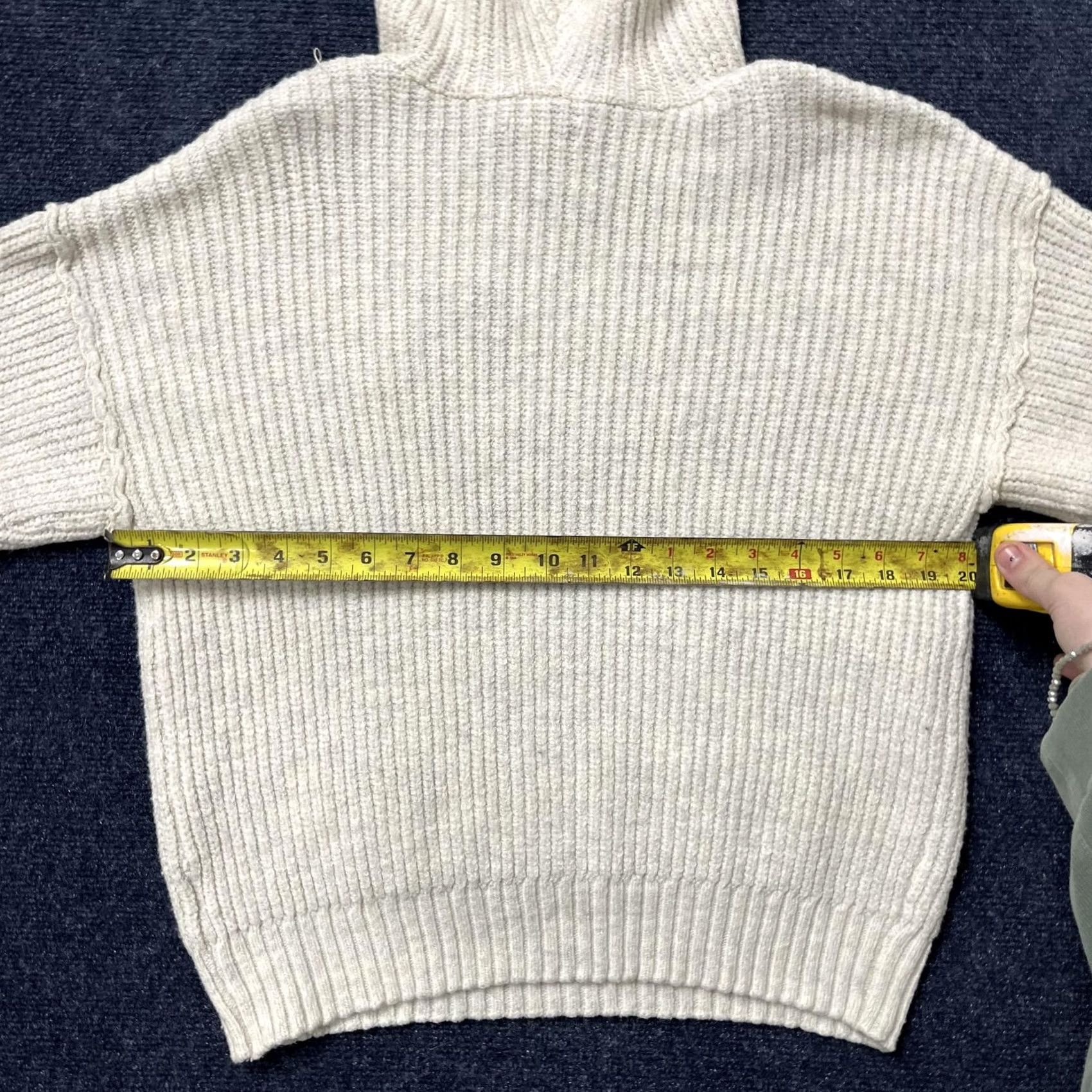 Vintage American Eagle Women XS Knit Hooded Pullover Size XS / US 0-2 / IT 36-38 - 3 Thumbnail