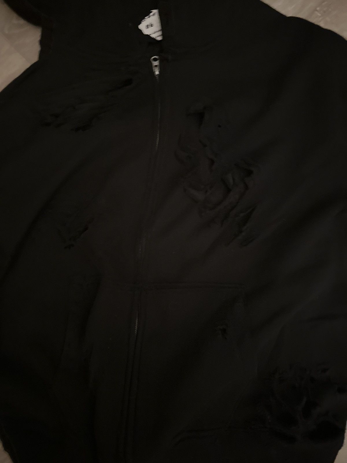 Other Distressed grunge zip up hoodie Size US XL / EU 56 / 4 - 7 Thumbnail