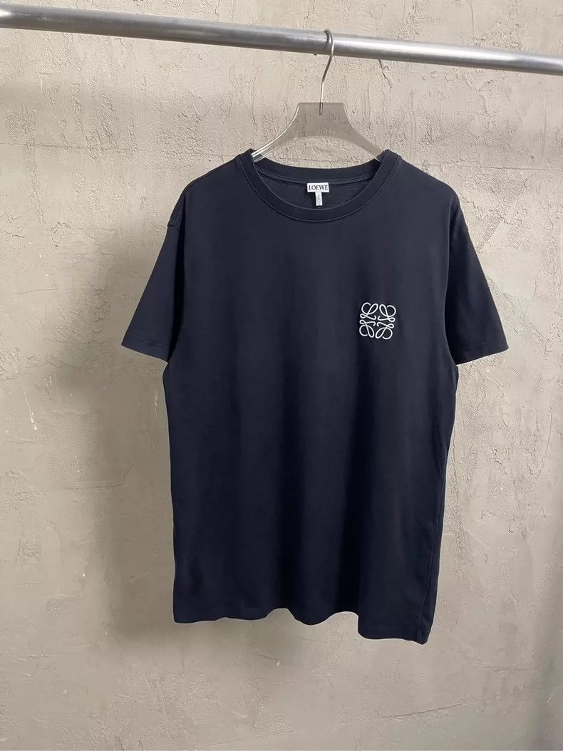 Loewe loewe Classic Black Embroidered Small Logo Short Sleeve 250 Size US S / EU 44-46 / 1 - 1 Thumbnail
