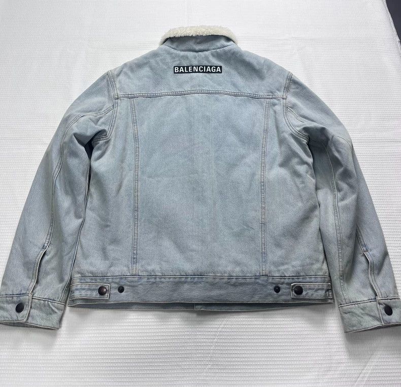 Balenciaga Balenciaga Denim cake down jacket Size US XXS / EU 40 - 7 Thumbnail