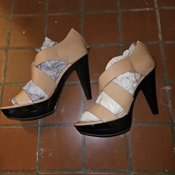Michael Kors Michael Kors Tan Heels Size US 8 / IT 38 - 1 Thumbnail