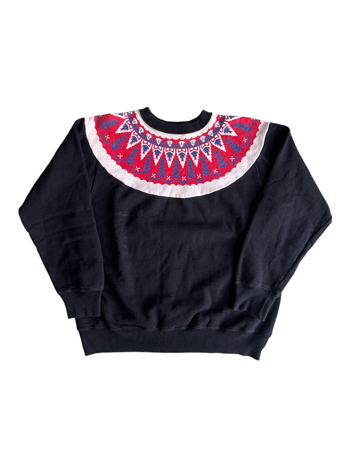 The Real McCoy's 1960s Snow Pattern Fleece Lined Afterhood King Sweater McCoy Size US M / EU 48-50 / 2 - 1 Thumbnail