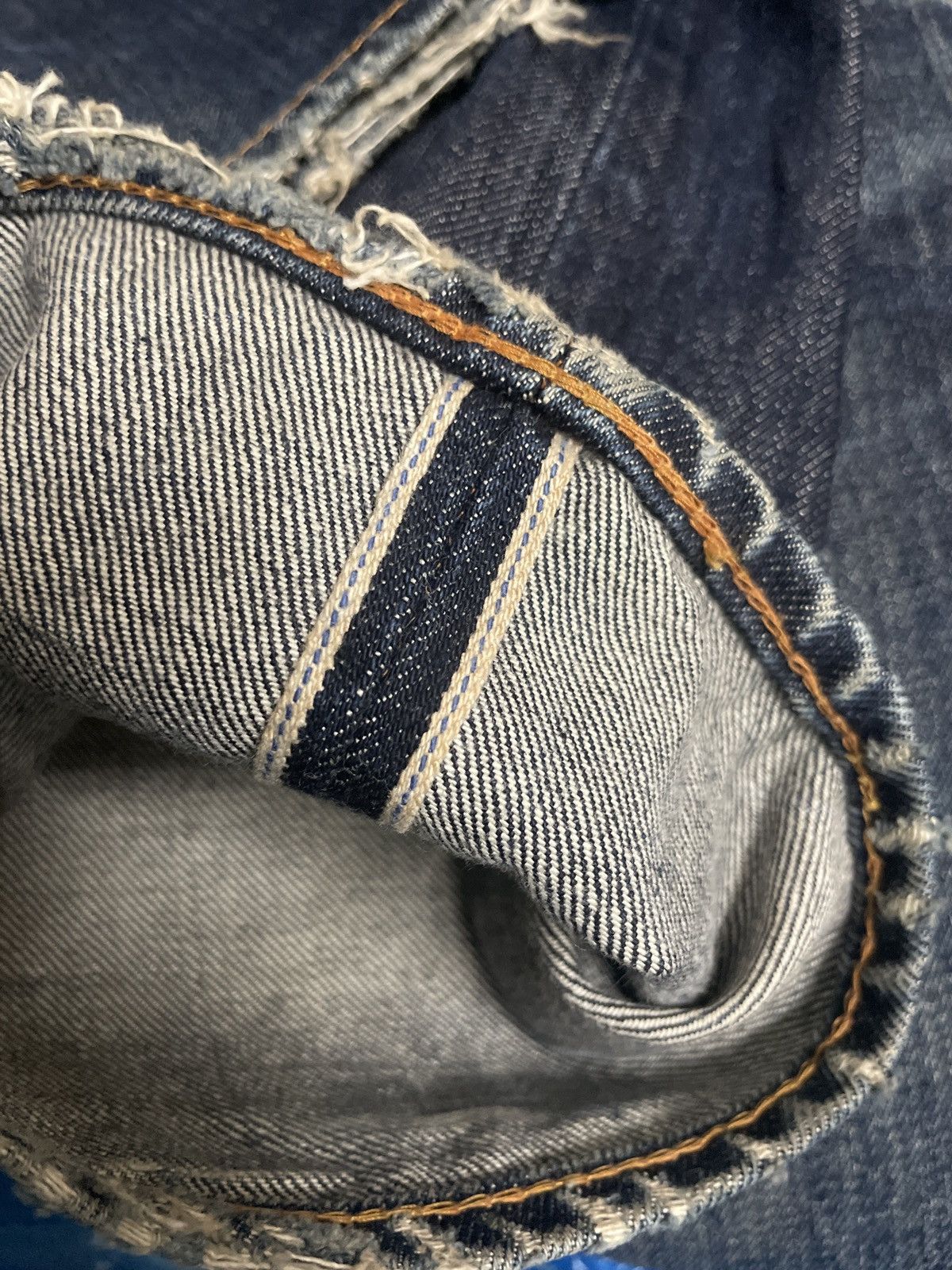 Studio D'Artisan 💥STUDIO D ARTISAN SELVEDGE BUTTON DENIM JEAN Size US 29 - 15 Thumbnail
