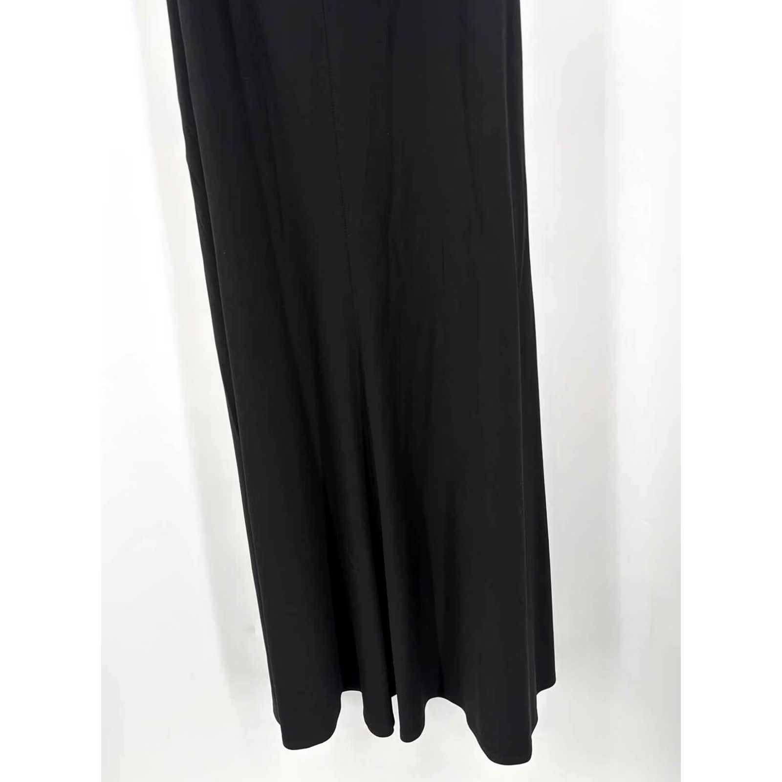 Donna Karan Donna Karan Maxi Skirt Size Large Black Pre-Owned Size 36" / US 14 / IT 50 - 2 Thumbnail