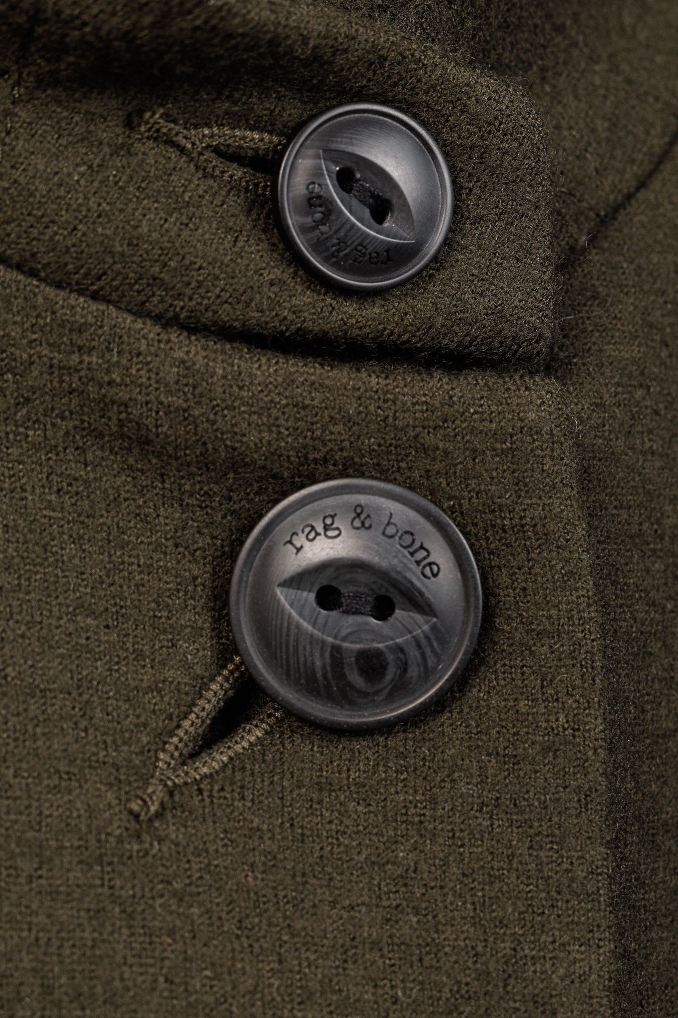 Rag & Bone Rag & Bone Slade Army Green Wool Military Blazer Size M / US 6-8 / IT 42-44 - 8 Thumbnail