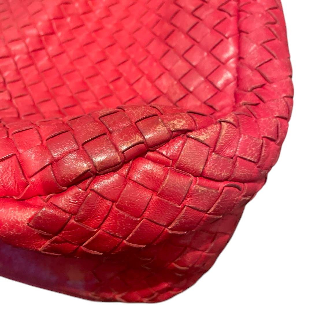 Bottega Veneta Bottega Veneta - Shoulder Bag Campanna Intrecciato Bordeaux Size ONE SIZE - 4 Thumbnail