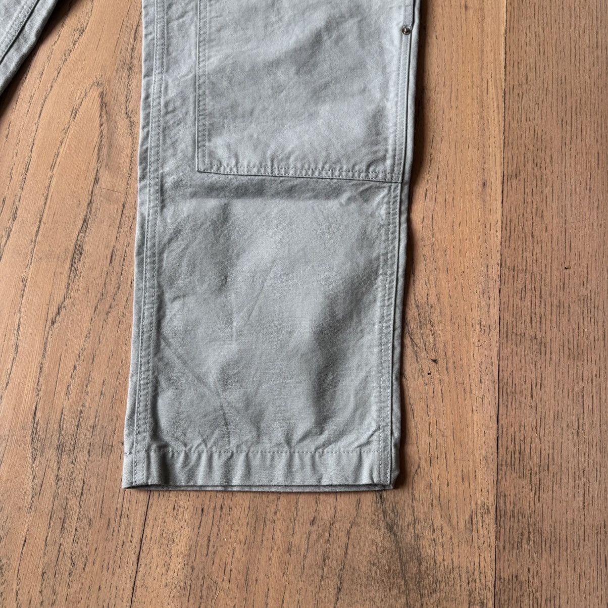 Dior Dior - Logo Embroidered Carpenter Cargo Pants - Mint / Grey Size US 35 - 2 Thumbnail