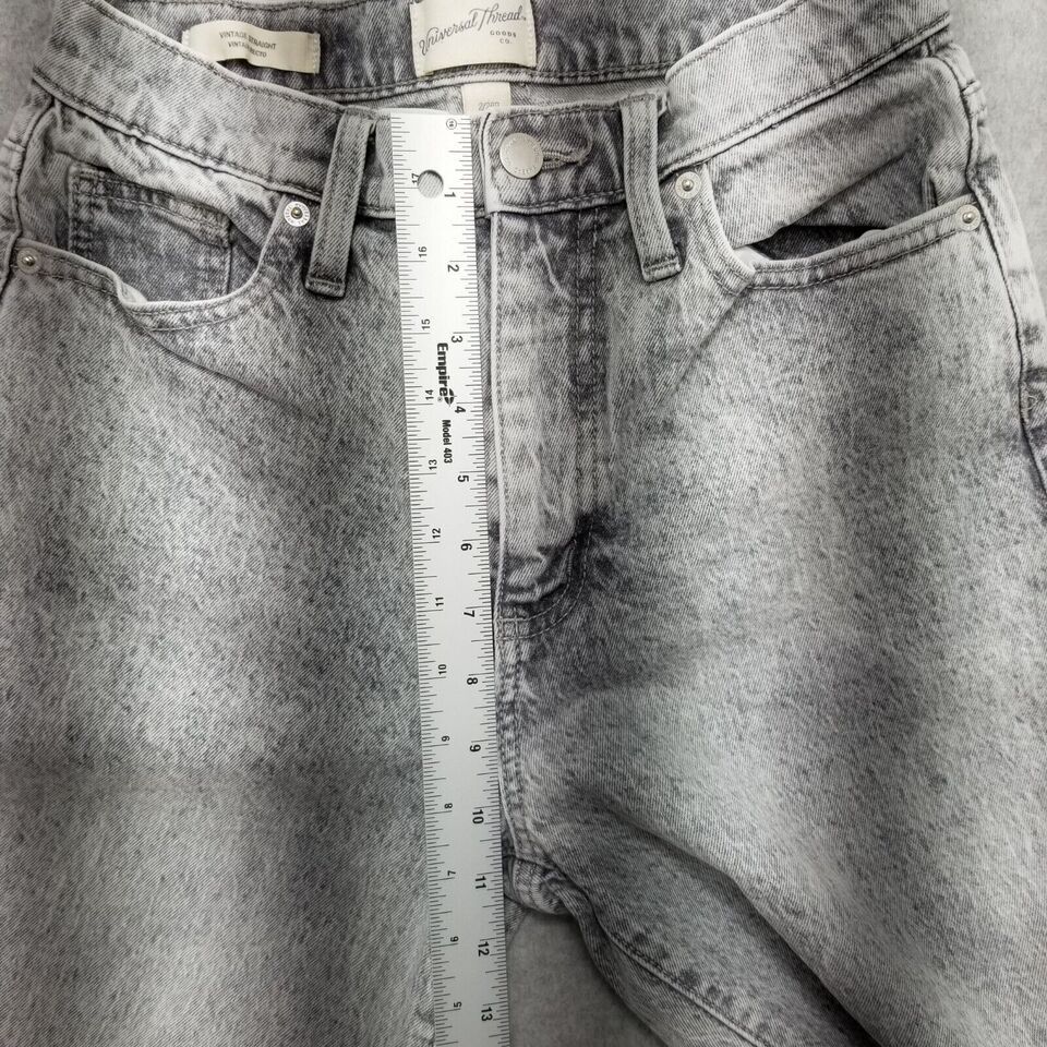 Other Universal Thread Womens 26 Denim High Rise Straight Retro Size 26" / US 2 / IT 38 - 7 Thumbnail