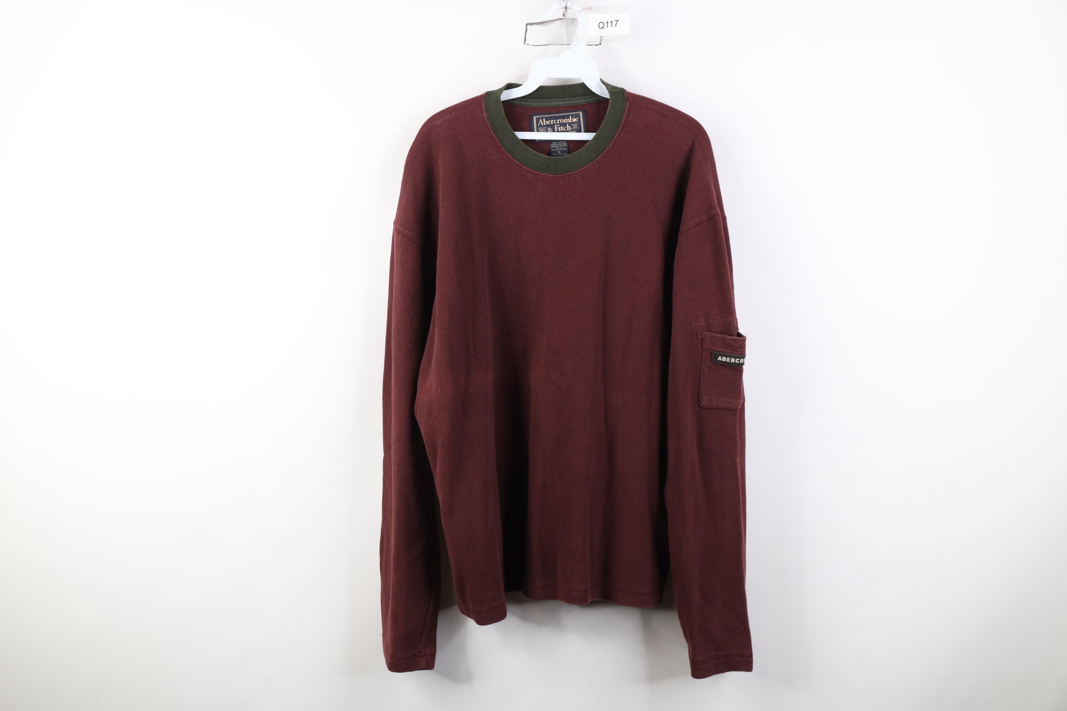Abercrombie & Fitch Vintage 90s Abercrombie & Fitch Knit Long Sleeve T-Shirt USA Size US XL / EU 56 / 4 - 1 Thumbnail