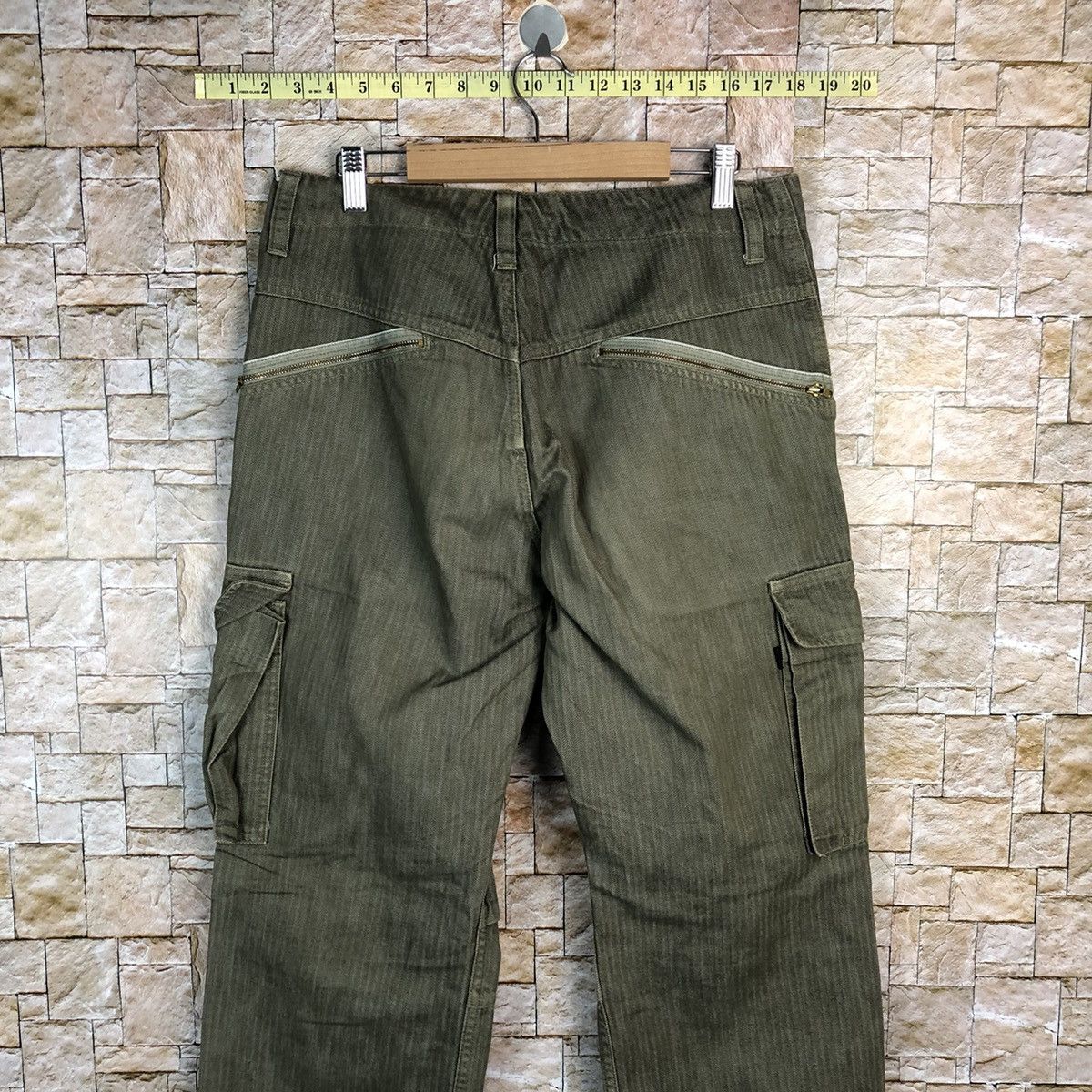 If Six Was Nine Nine Blocks faded utility Cargo Multipocket Pants #A813 Size US 32 / EU 48 - 17 Thumbnail