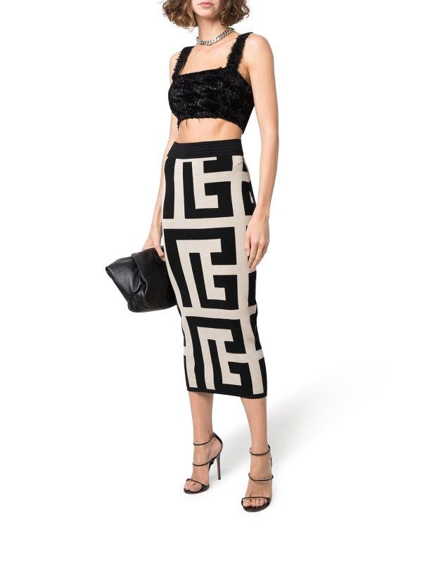 Balmain o1y0625 Bustier in Black Size M / US 6-8 / IT 42-44 - 5 Thumbnail