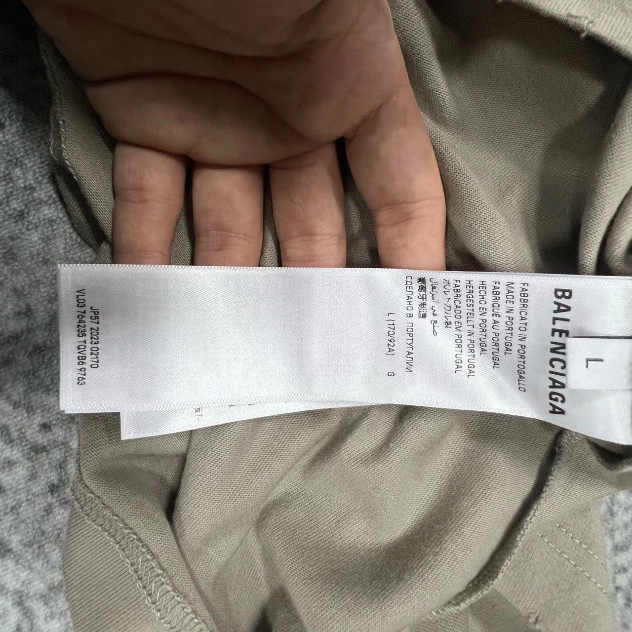 Balenciaga Balenciaga 24SS Worn Wheat Print L Size US L / EU 52-54 / 3 - 4 Thumbnail