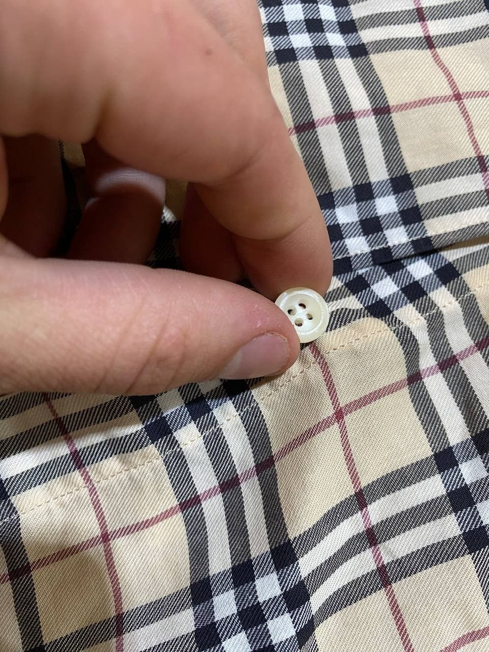 Burberry Burberry Vintage Nova Check Shirt Button Up Distressed Size L / US 10 / IT 46 - 6 Thumbnail