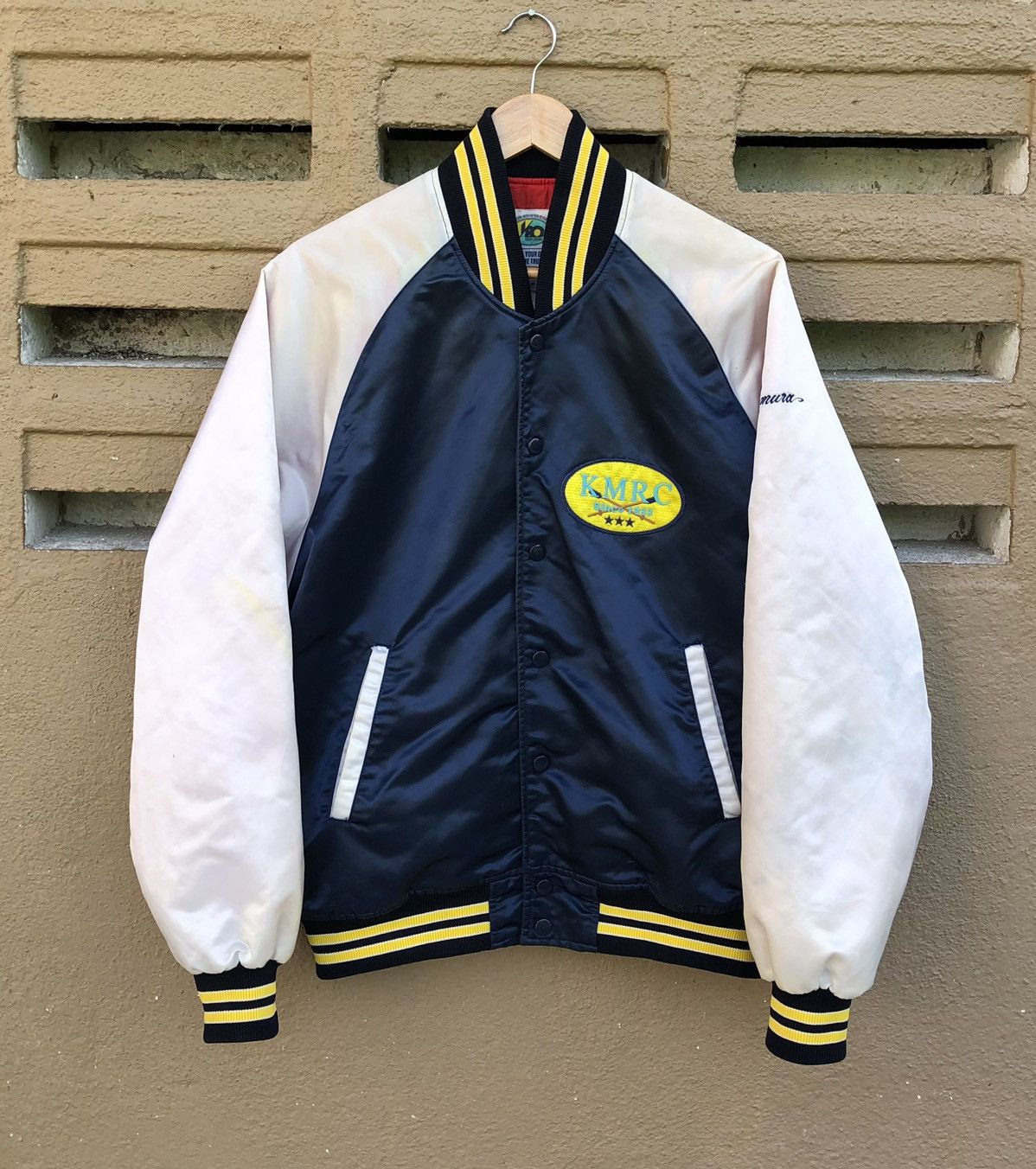 Vintage Vintage KMRC by Eightie’s Varsity Jacket Size US L / EU 52-54 / 3 - 11 Thumbnail