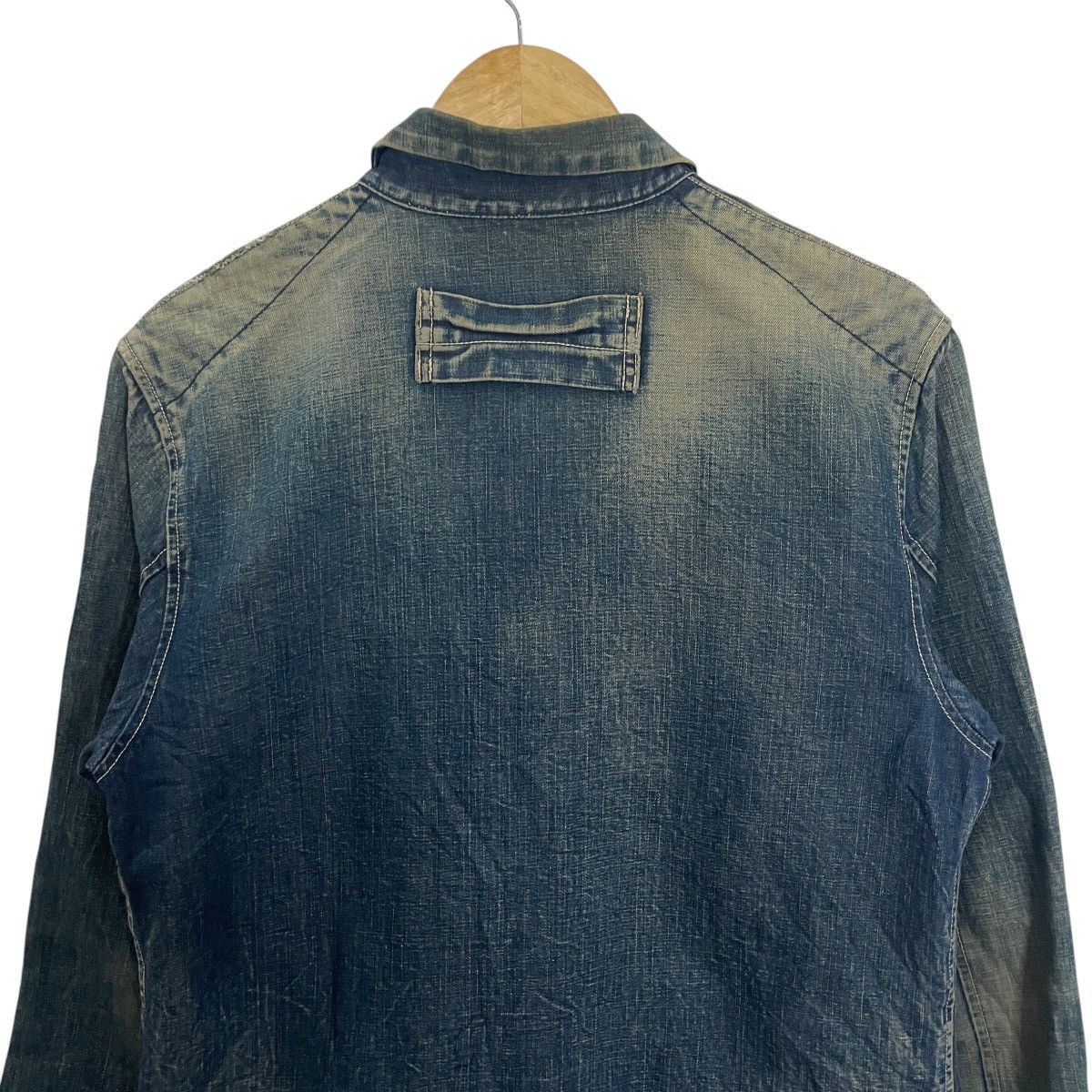 Blue Blue Japan Vintage Blue Blue Japan Distressed Denim Jacket Size US M / EU 48-50 / 2 - 9 Thumbnail