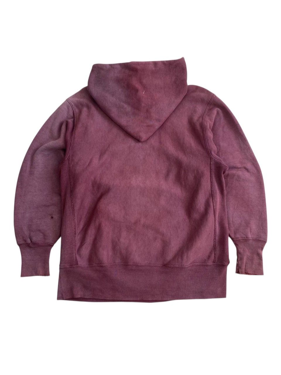 Champion Vintage 90’s Champion Reverse Weave Sunfaded Thrashed Hoodie Size US L / EU 52-54 / 3 - 8 Thumbnail