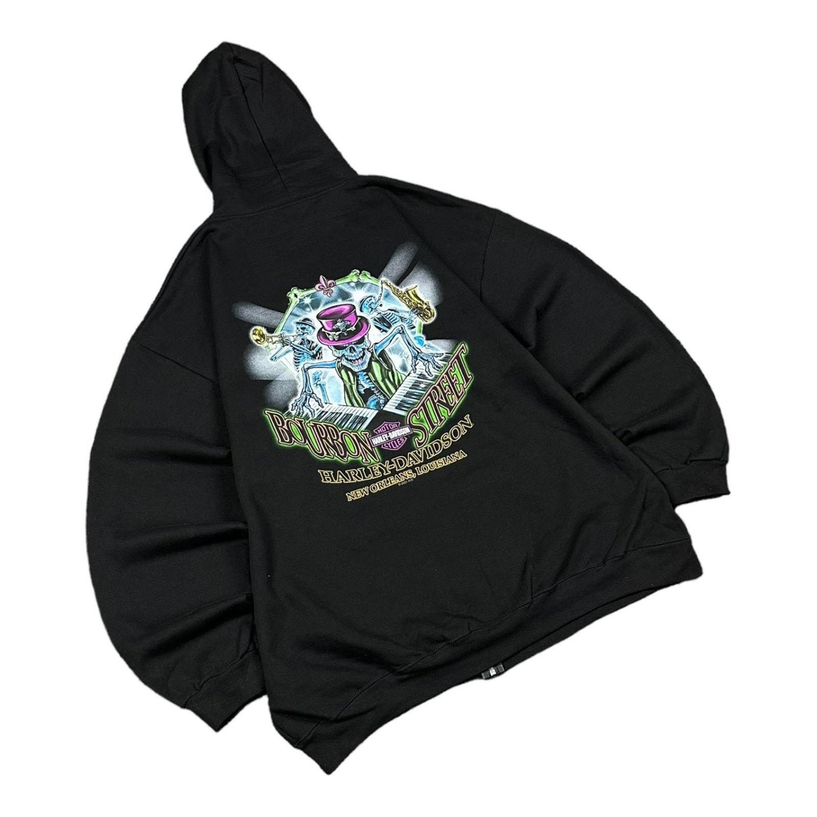 Harley Davidson Harley Davidson Bourbon Street Hoodie Size US XL / EU 56 / 4 - 3 Thumbnail