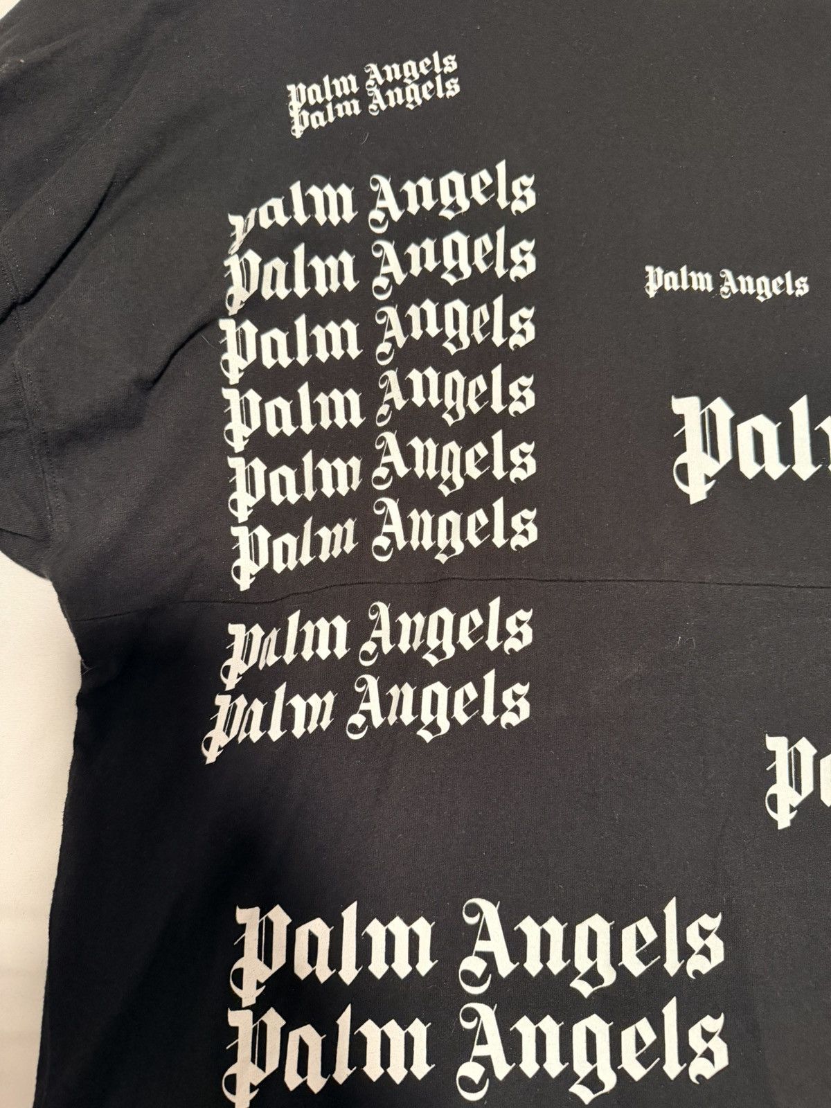 Palm Angels Palm Angels Black T Shirt All Over Print XL Size US XL / EU 56 / 4 - 3 Thumbnail