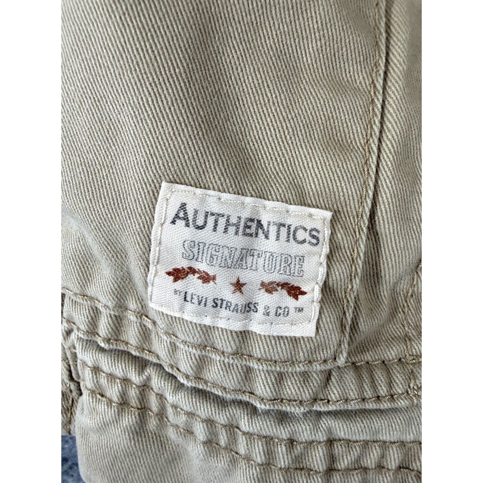Levi's Levi's Cargo Shorts Mens W33 Khaki Beige Utility Pockets Outdoor Casual Lightweight Cotton Size US 33 - 5 Thumbnail