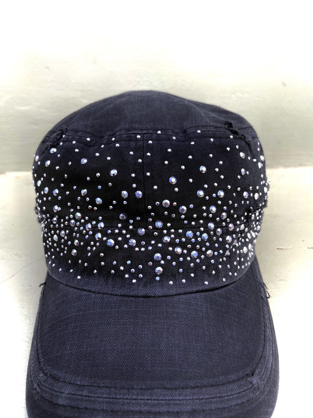 If Six Was Nine 2000s patrol hat studded with sparkling zircons Size ONE SIZE - 4 Thumbnail