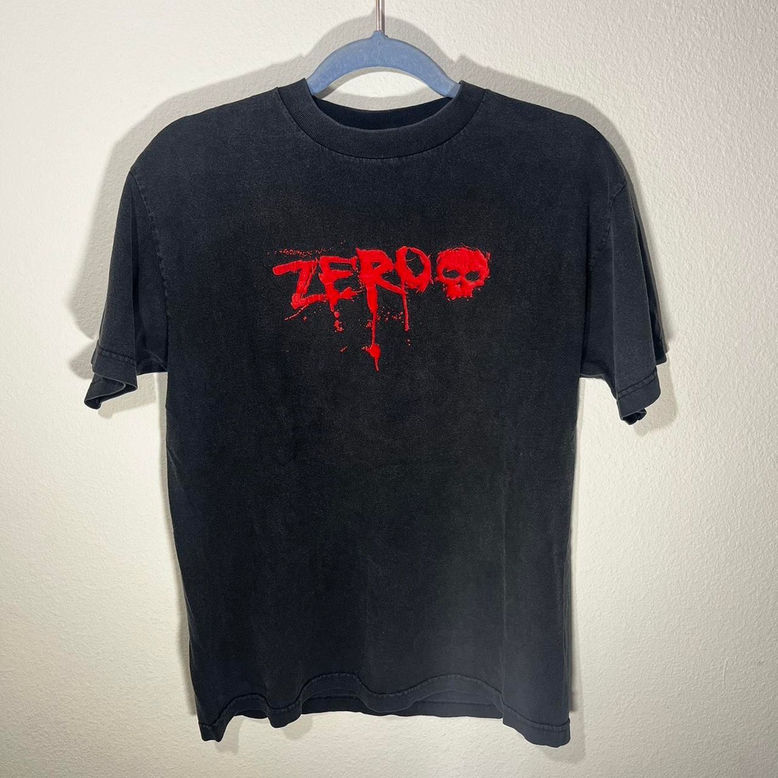 Vintage Rare Vintage 90s y2k zero skateboard black tshirt sz medium Size US M / EU 48-50 / 2 - 1 Thumbnail
