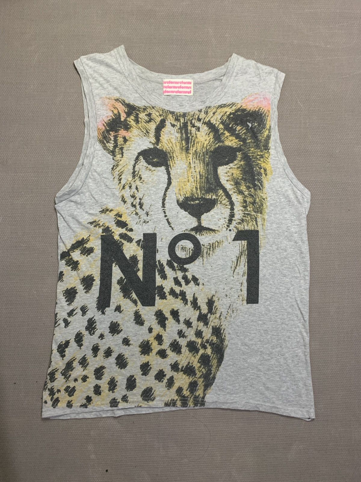 Japanese Brand Formre Number 1 Leopard Sleeveless Ifsixwas Lgb Style Size US L / EU 52-54 / 3 - 4 Thumbnail