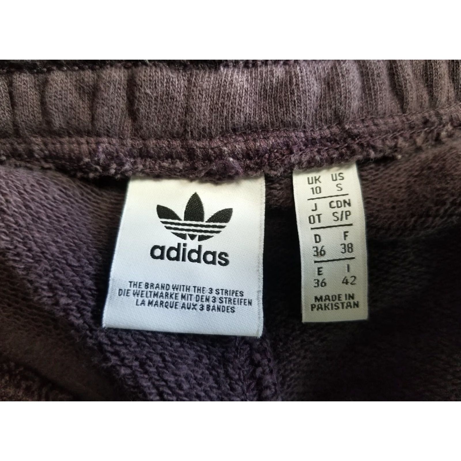 Adidas Adidas Spellout Jogger Sweat Pants Purple Women's S Activewear Pants Tapered Pockets Fall Winter Spring Summer Size 28" / US 6 / IT 42 - 7 Thumbnail