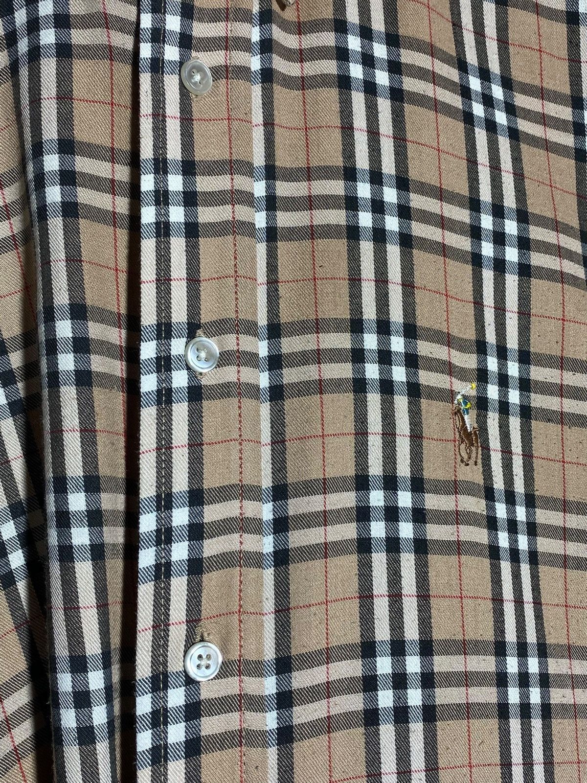 Polo Ralph Lauren 🔥 VNTG POLO RALPH LAUREN NOVA CHECK PATTERN BURBERRY VIBES Size US L / EU 52-54 / 3 - 9 Thumbnail
