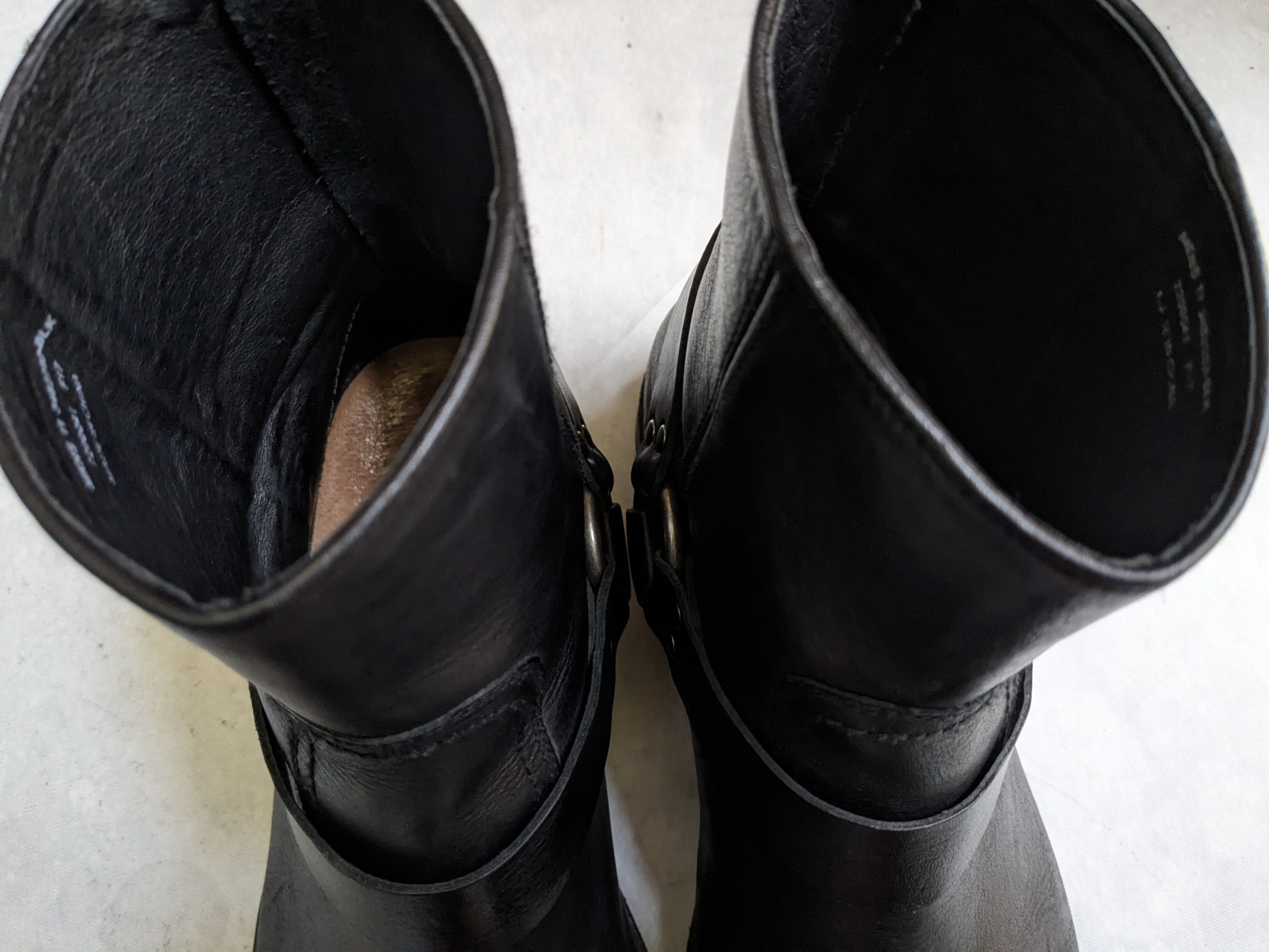 Frye Frye Harness Boots Black Leather 11 Buckle Size US 11 / EU 44 - 3 Thumbnail