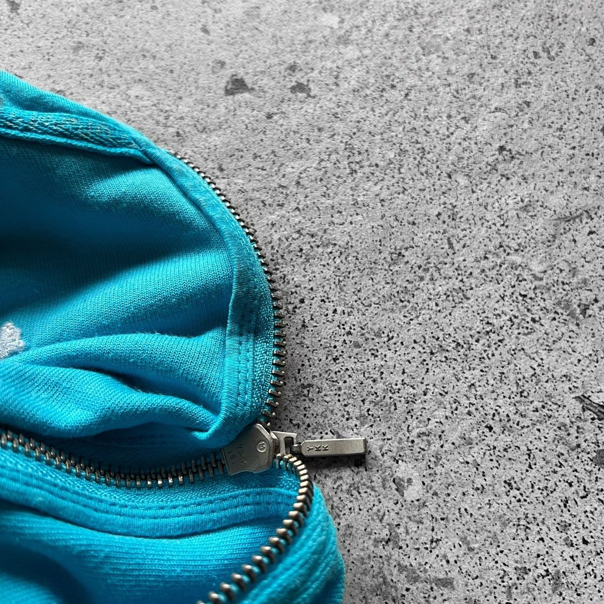 Puma × Vintage Puma Womens Vintage Full Zip Blue Hoodie Velvet Pockets Logo Size M / US 6-8 / IT 42-44 - 7 Thumbnail