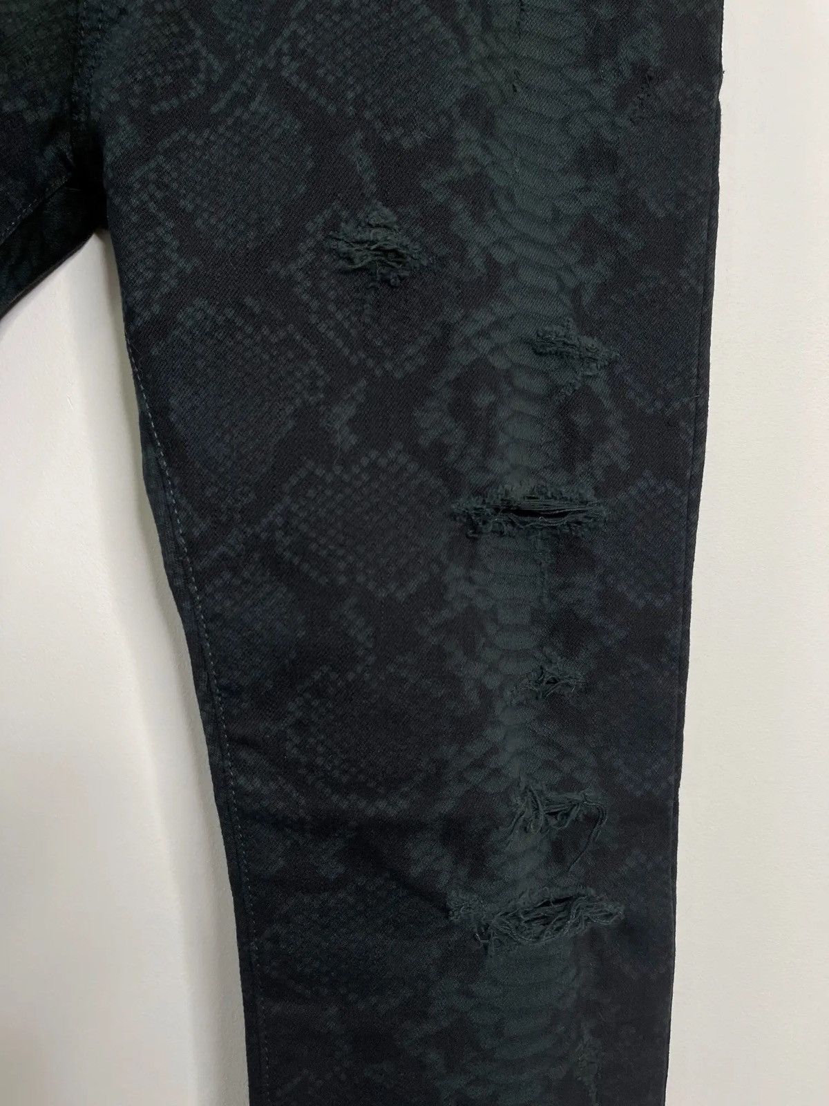 Balmain Balmain Snake Print Jeans Size US 31 - 5 Thumbnail